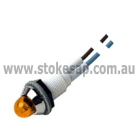 INDICATOR THREADED AMBER ROUND - Click for more info