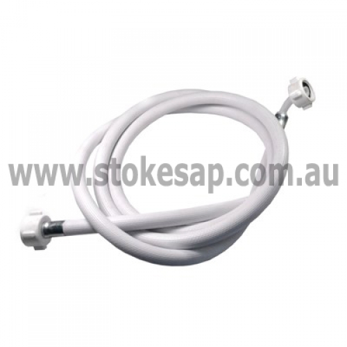 WASHING MACHINE INLET HOSE DIAMETRE 10MM X 2.5 M LONG 90 DEGREES ONE END. - Click for more info
